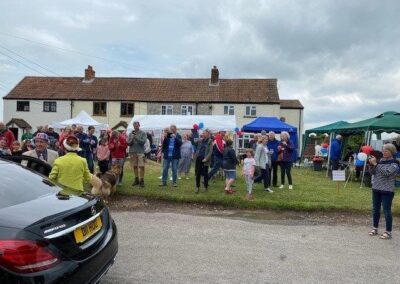 Group of people at the Jubilee celebrations